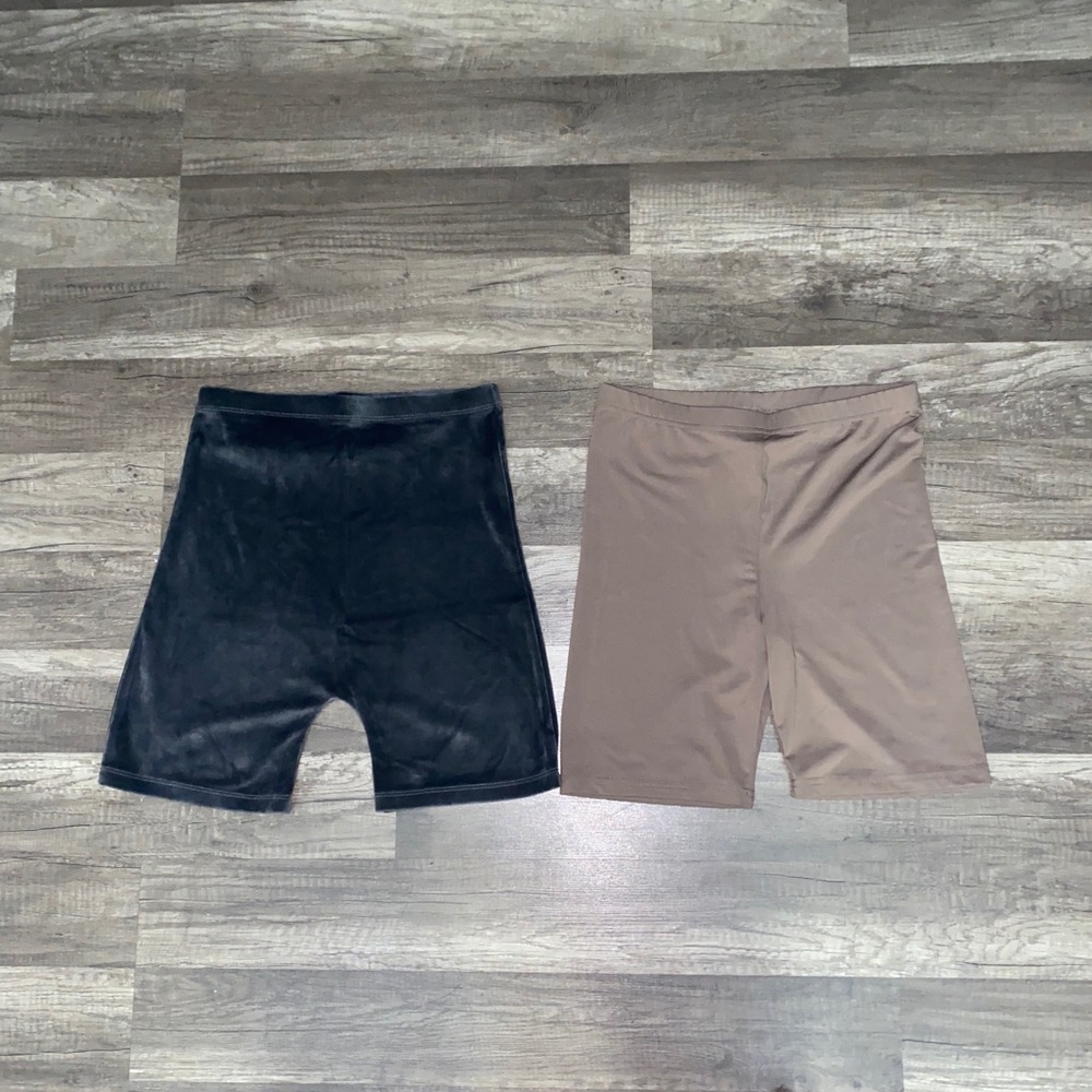 Bundle biker shorts. Like new.